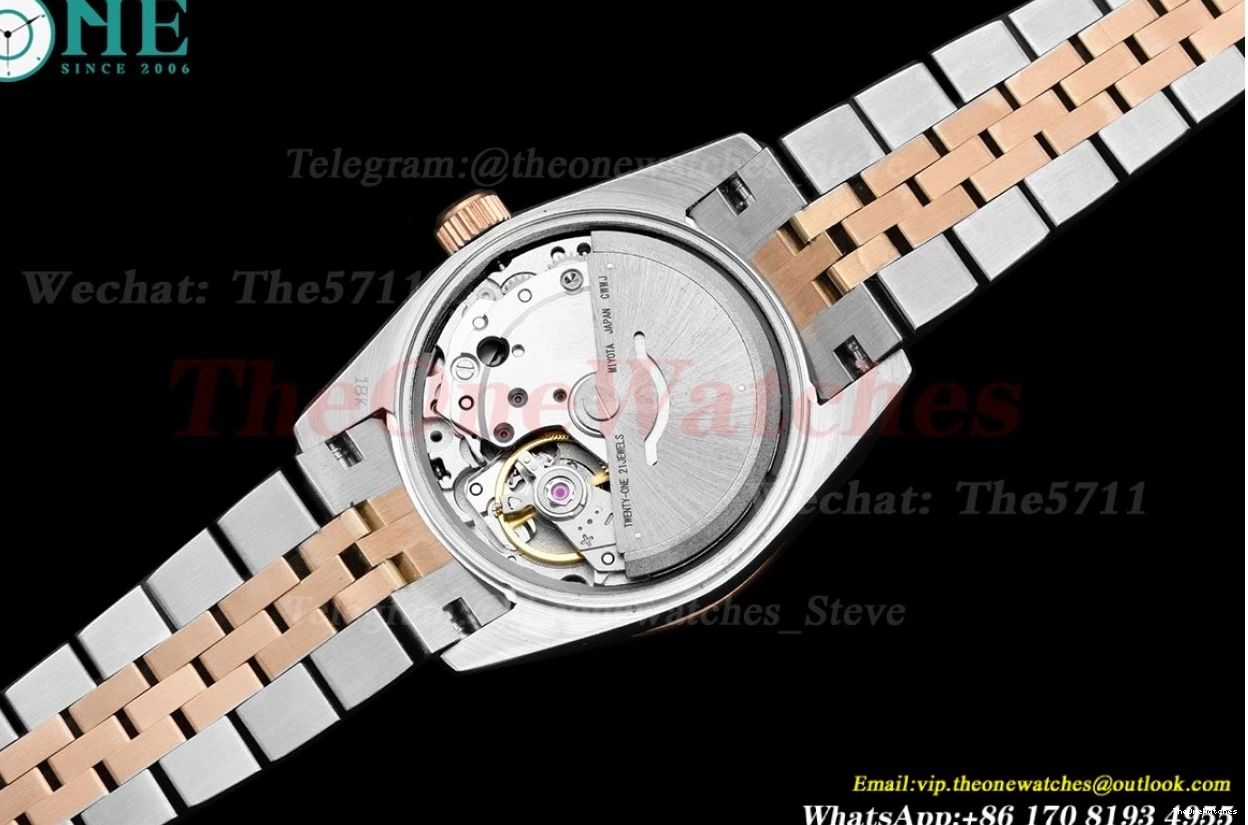 Silver SS GDF Dia RG Datejust MY8215 28mm 0130